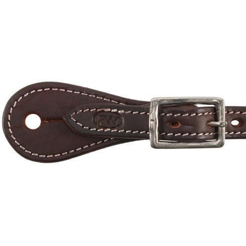 Fort Worth Mens Western Spur Straps - Brown