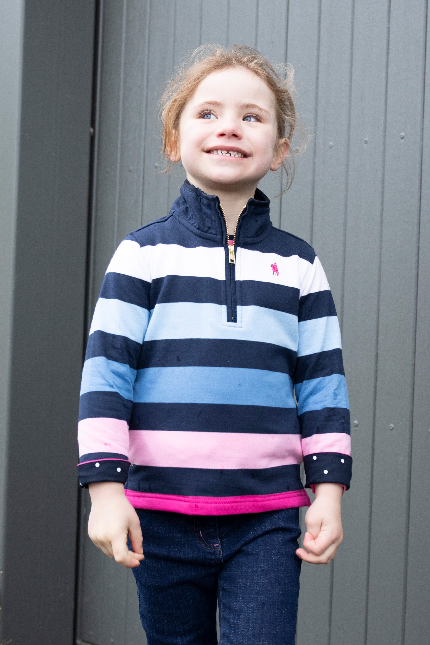 Thomas Cook Girls Orla 1/4 Zip Rugby