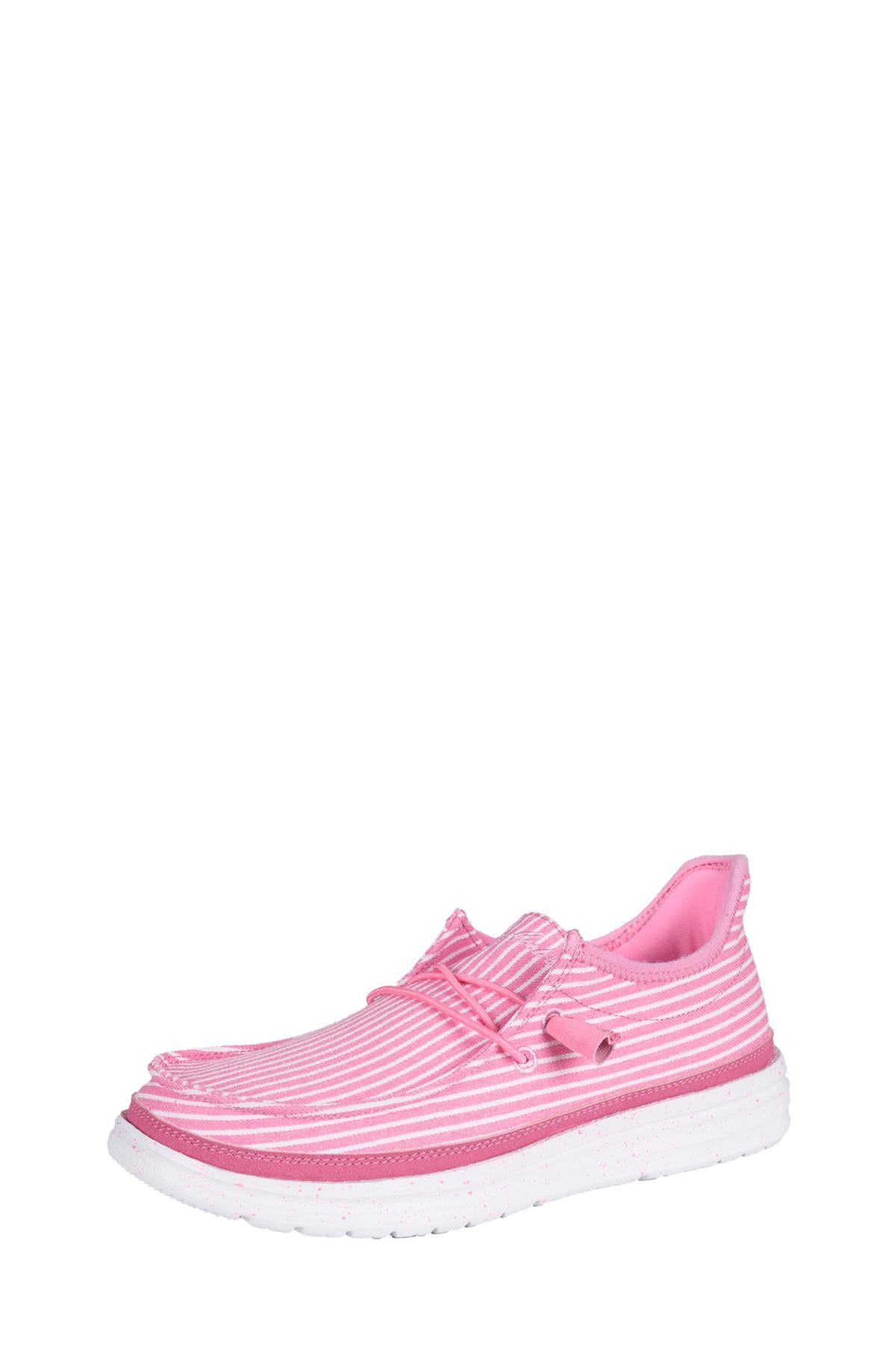 Thomas Cook Womens Sandy Comfort Shoe | Pink Stripe