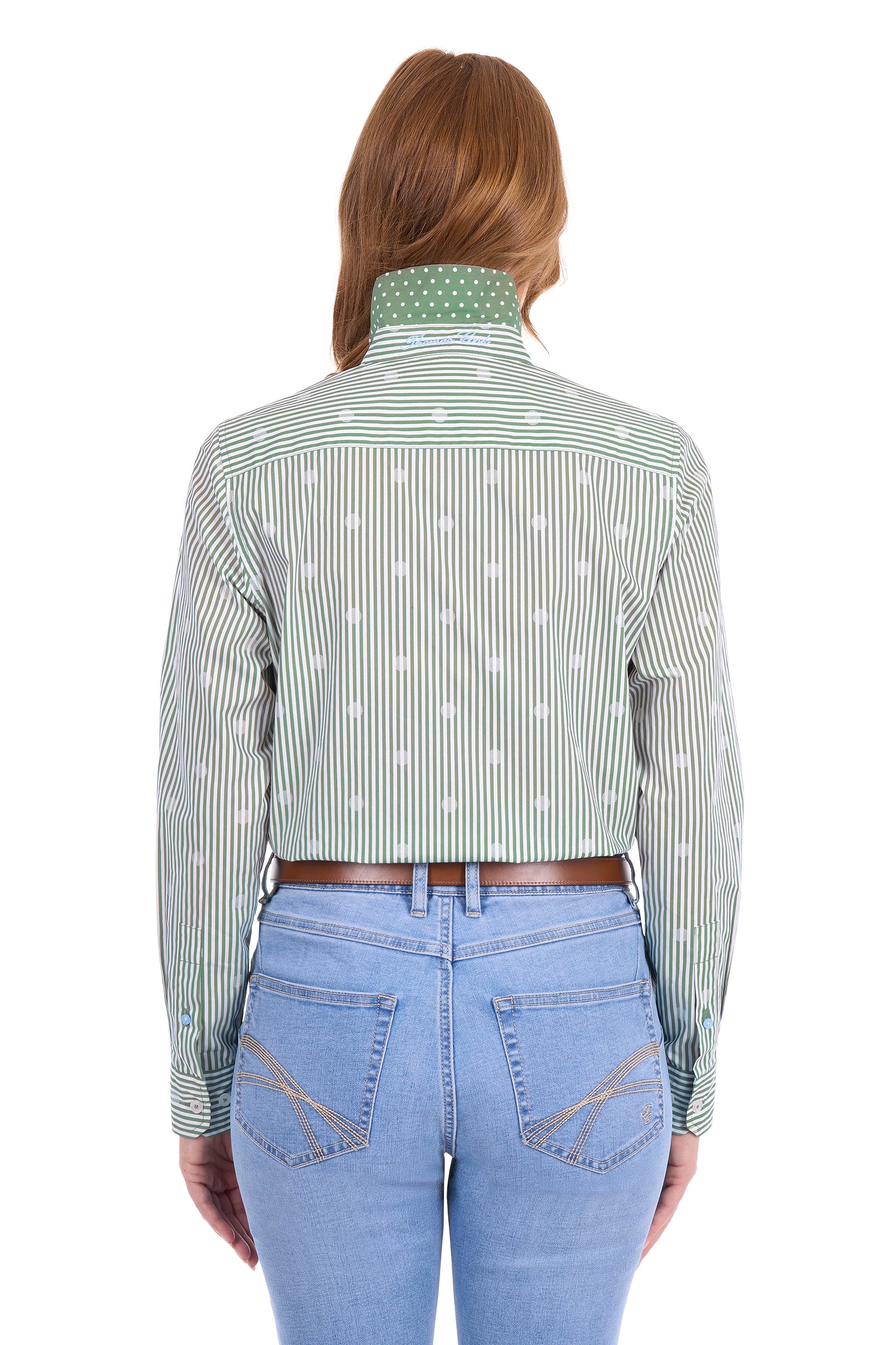 Thomas Cook Womens Jade Shirt | Sage/White