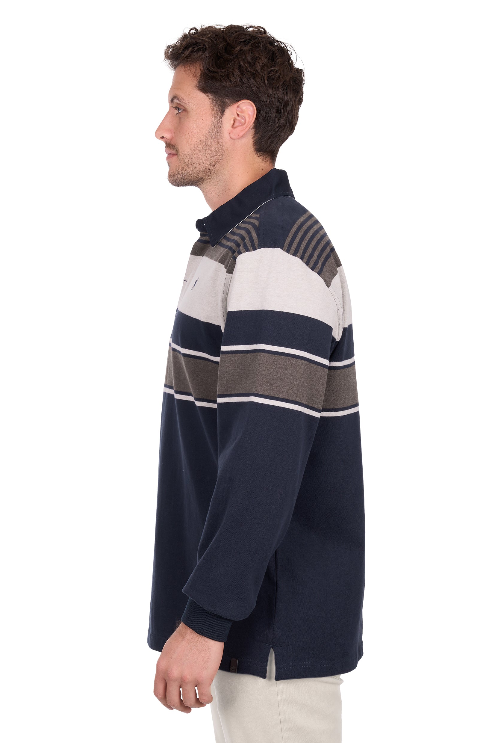 Thomas Cook Mens Bryan Stripe Rugby