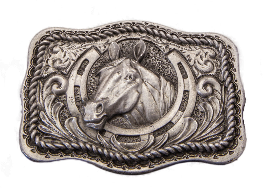 Brigalow Horse Head Belt Buckle