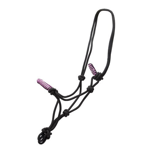Texas-Tack Rope Halter with/Crystals