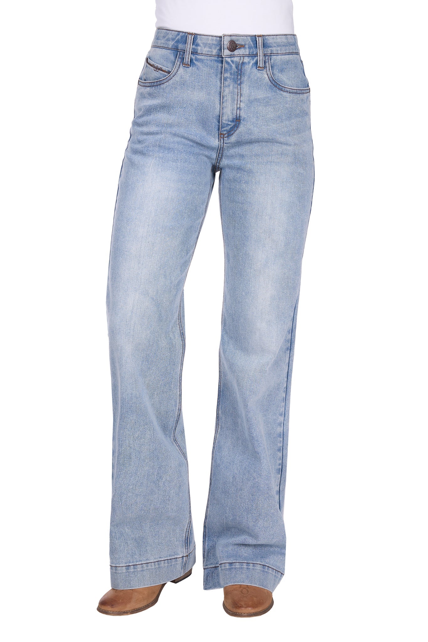 Wrangler Women’s Brianna Trouser Jean - Willow 34” Leg