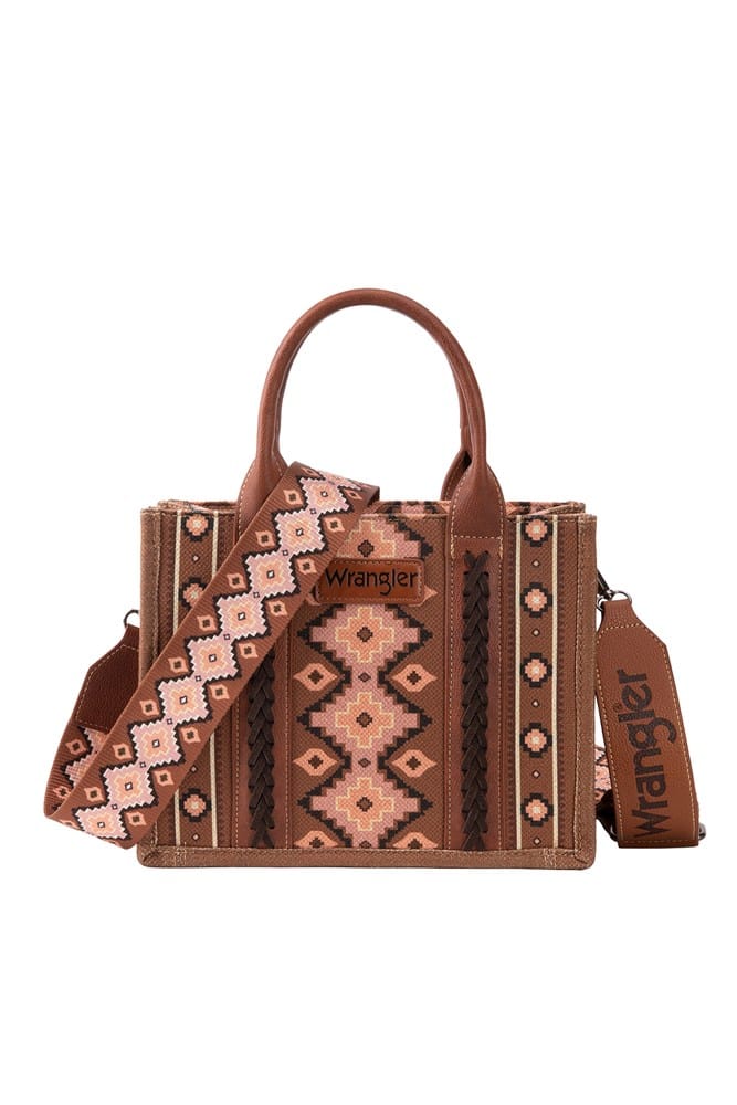 Wrangler Women's Cilia Crossbody Tote Bag - Brown