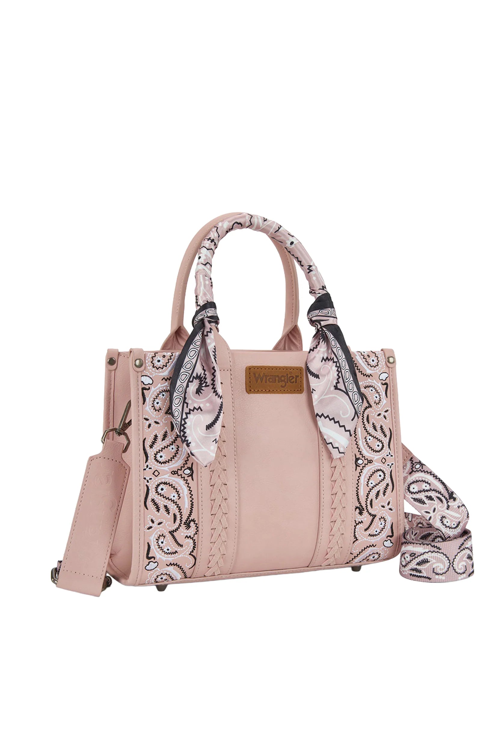Wrangler Paisley Crossbody Tote Bag