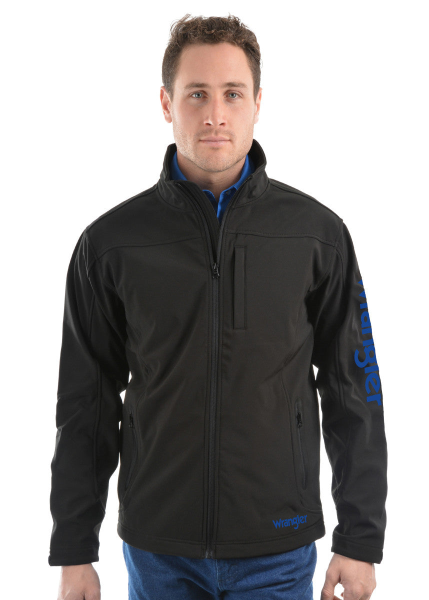 Wrangler Mens Logo Softshell Jacket