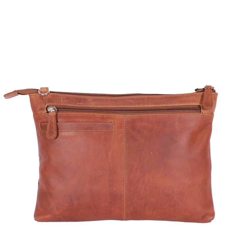 Tan & White Hairon Bag | Large
