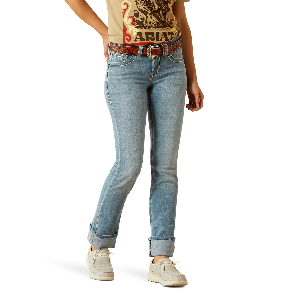 Ariat Women's Perfect Rise Alina Straight Leg Jean - Petaluma