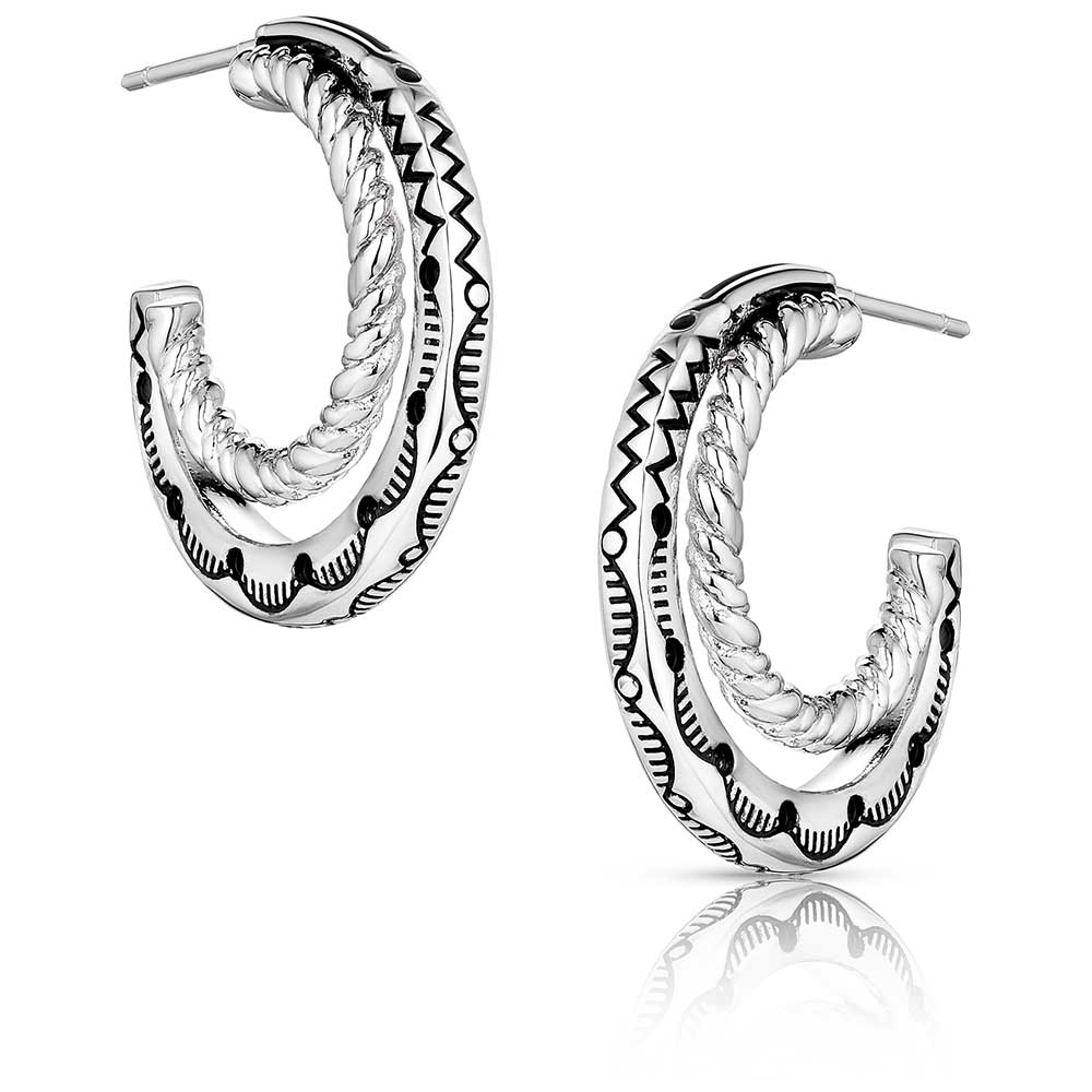 Montana Silver Enchanted Soul Hoop Earrings