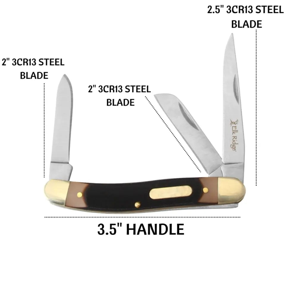 Elk Ridge Gentleman’s Knife (ER323BR)