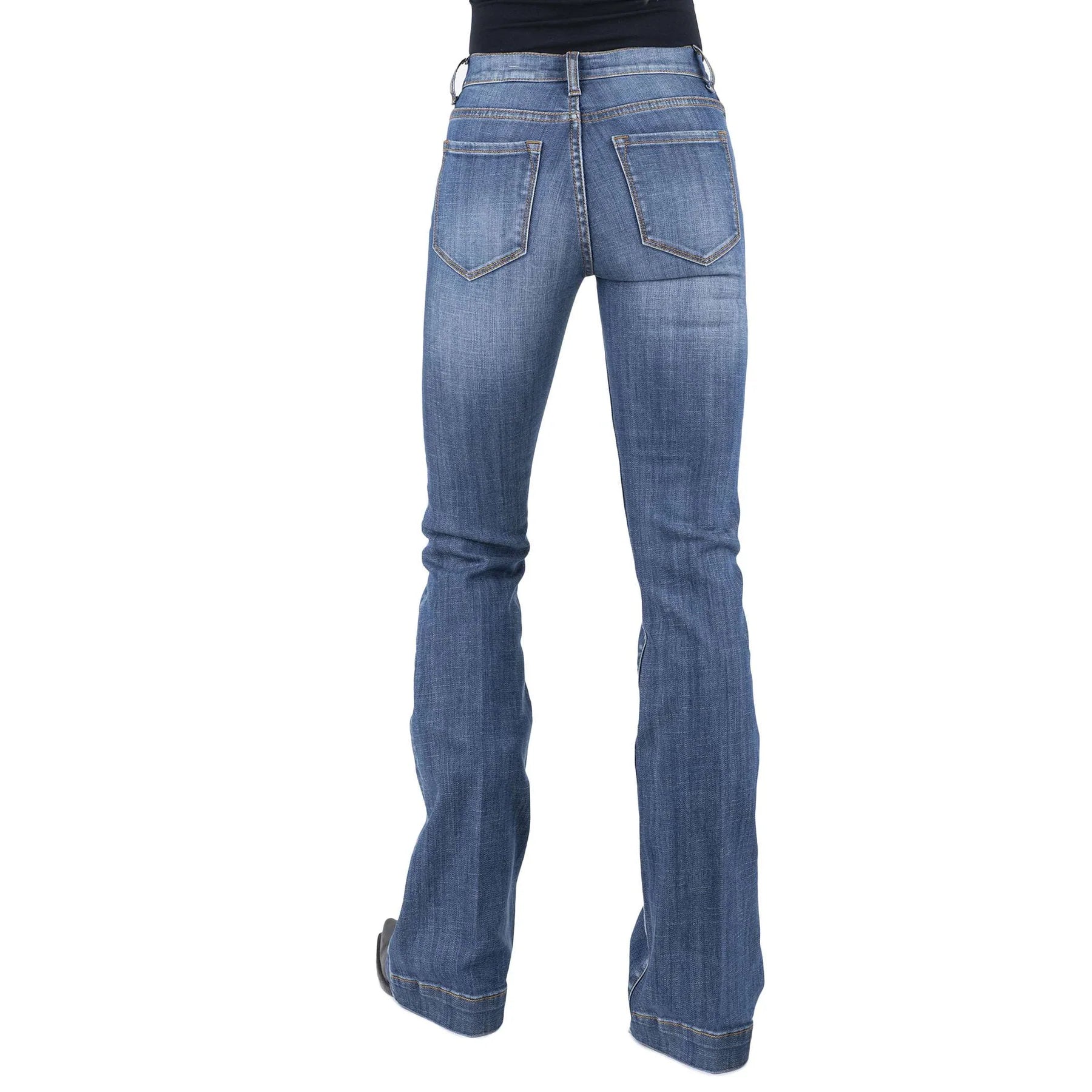 Stetson Women's Jeans 921 Flare Fit Plain Pocket
