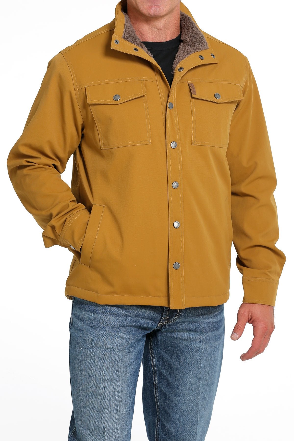 Cinch Mens Canvas Ranch Jacket Brown