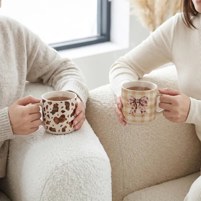 Saddle & Bloom Bow Mug