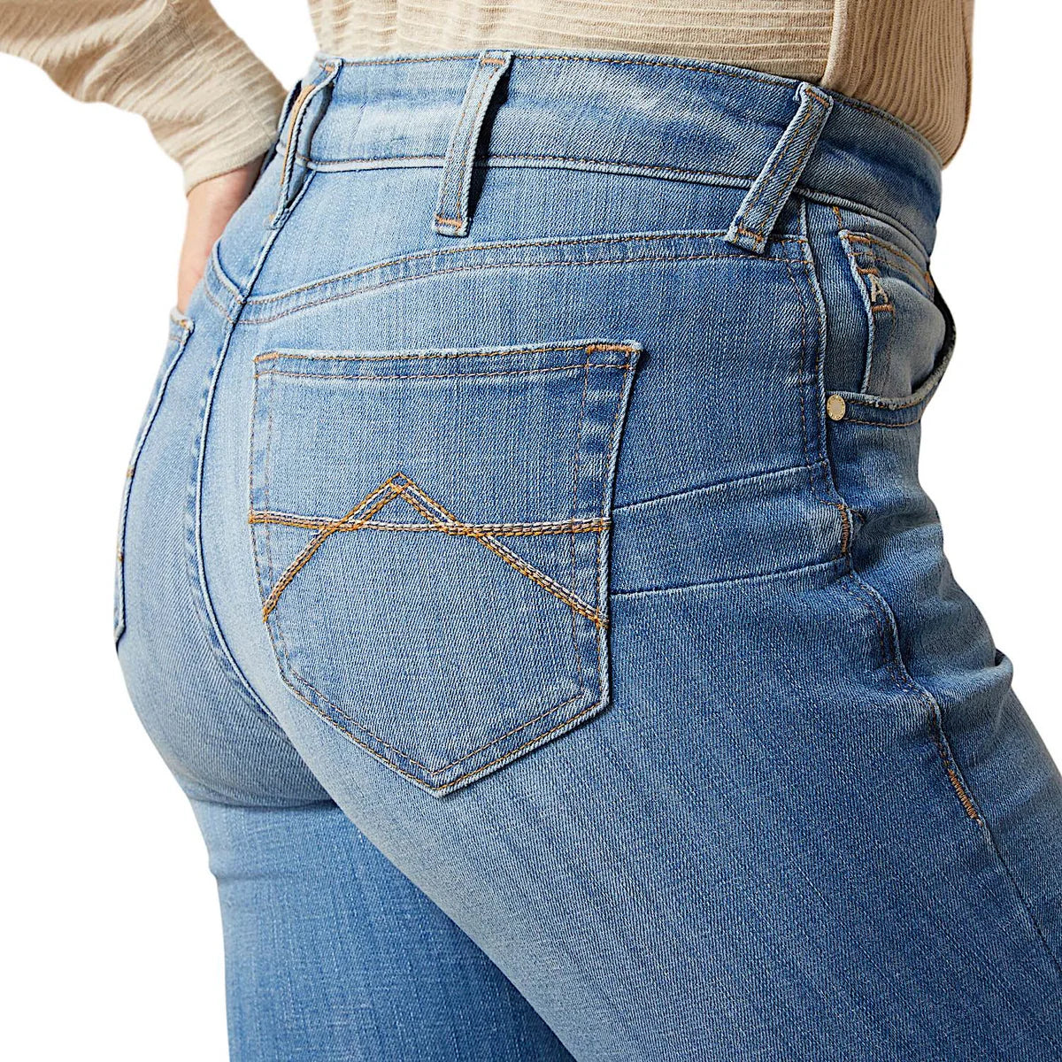 Ariat Womens High Rise Boot Cut Camellia Glendale