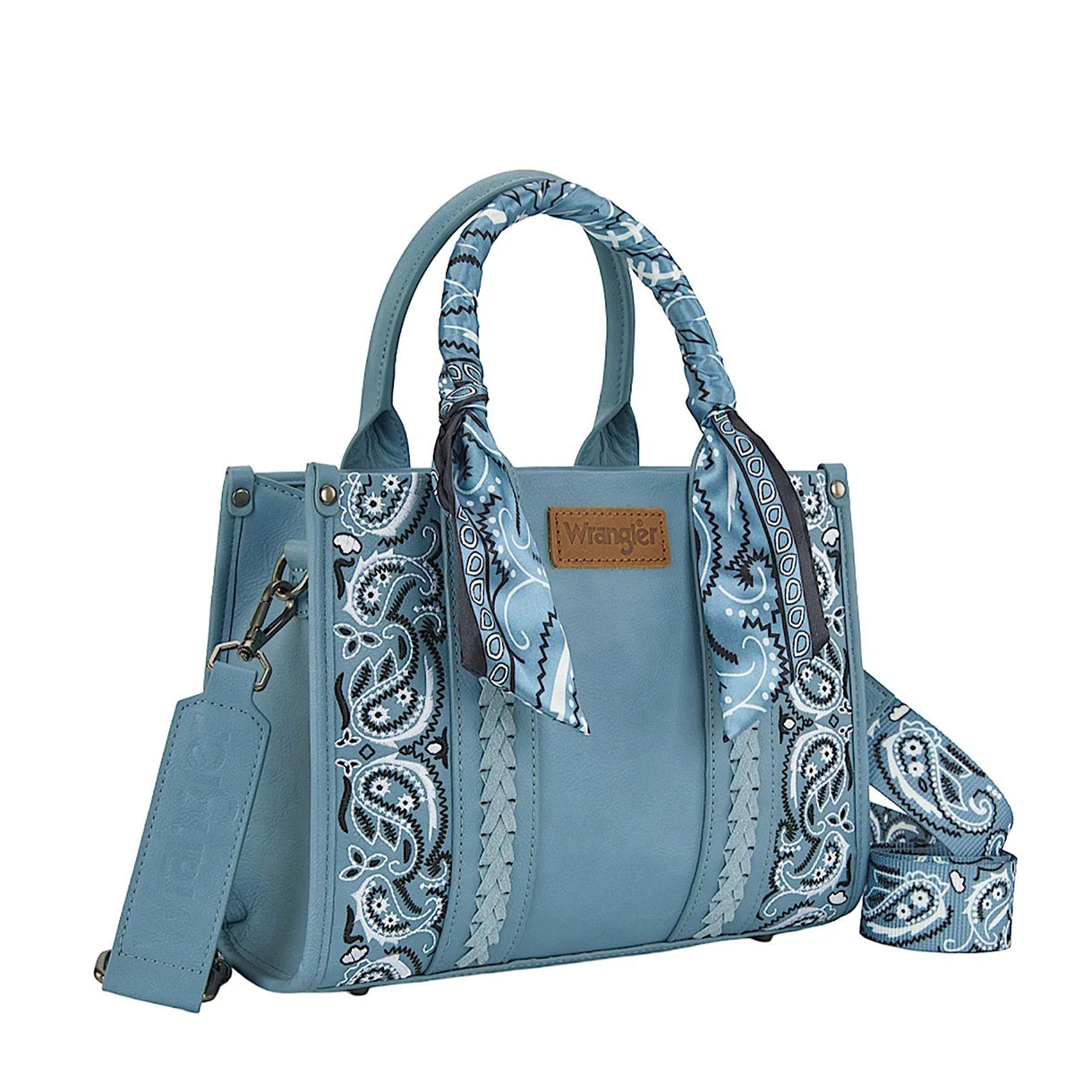 Wrangler Paisley Crossbody Tote Bag