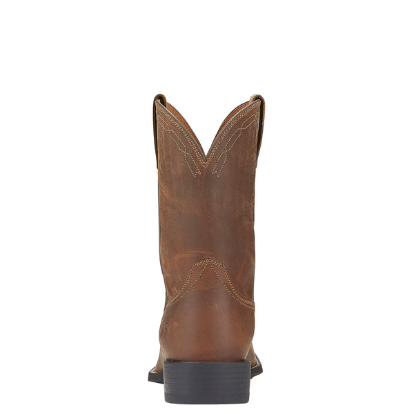 Ariat heritage roper shop wide square toe