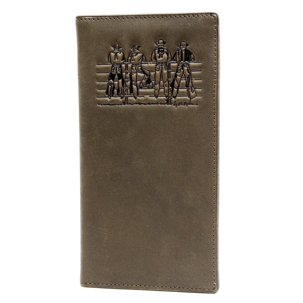 Men's Long Leather Wallet - Fence
