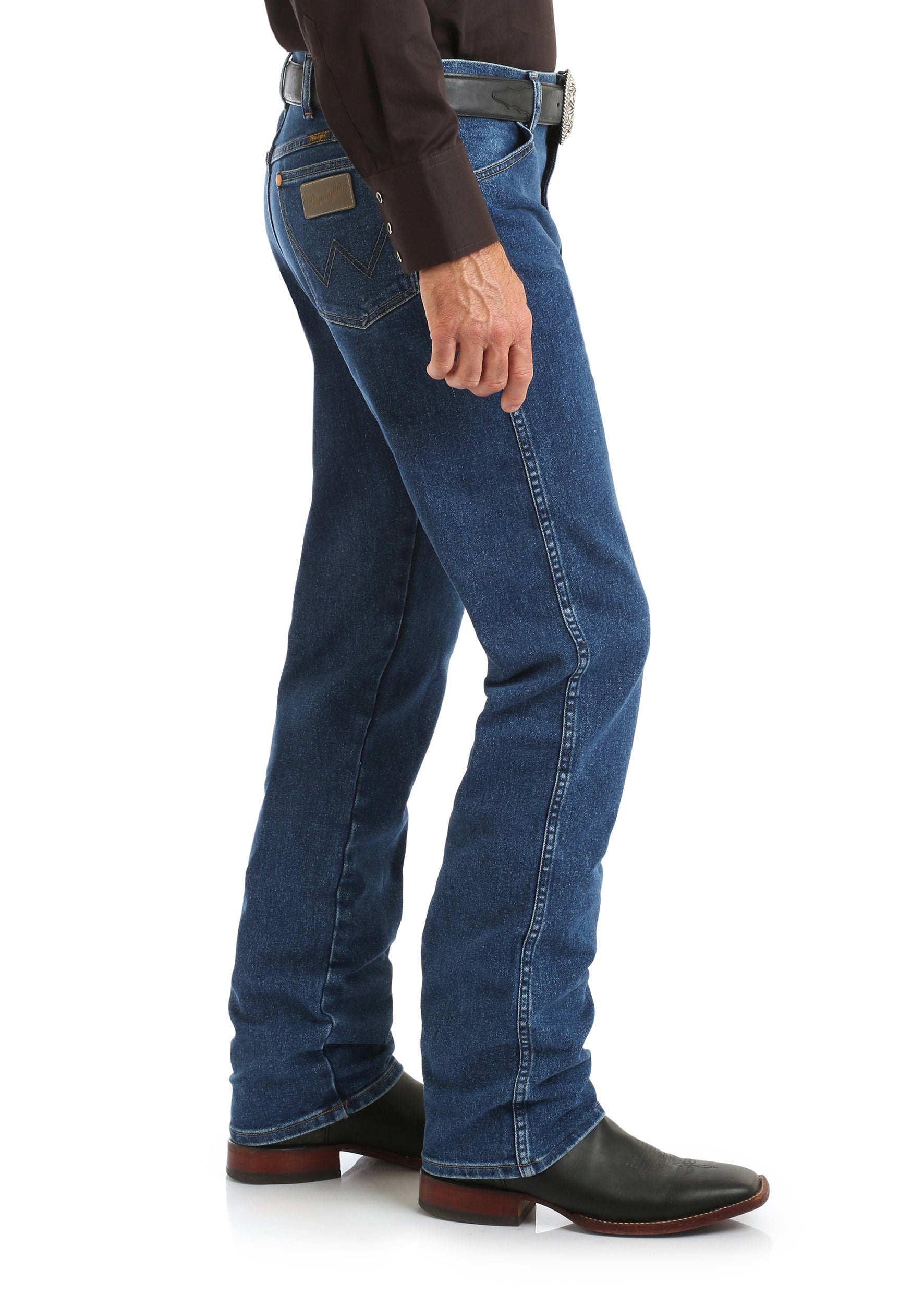 Wrangler Mens Original Fit Active Flex Jean - Stonewash