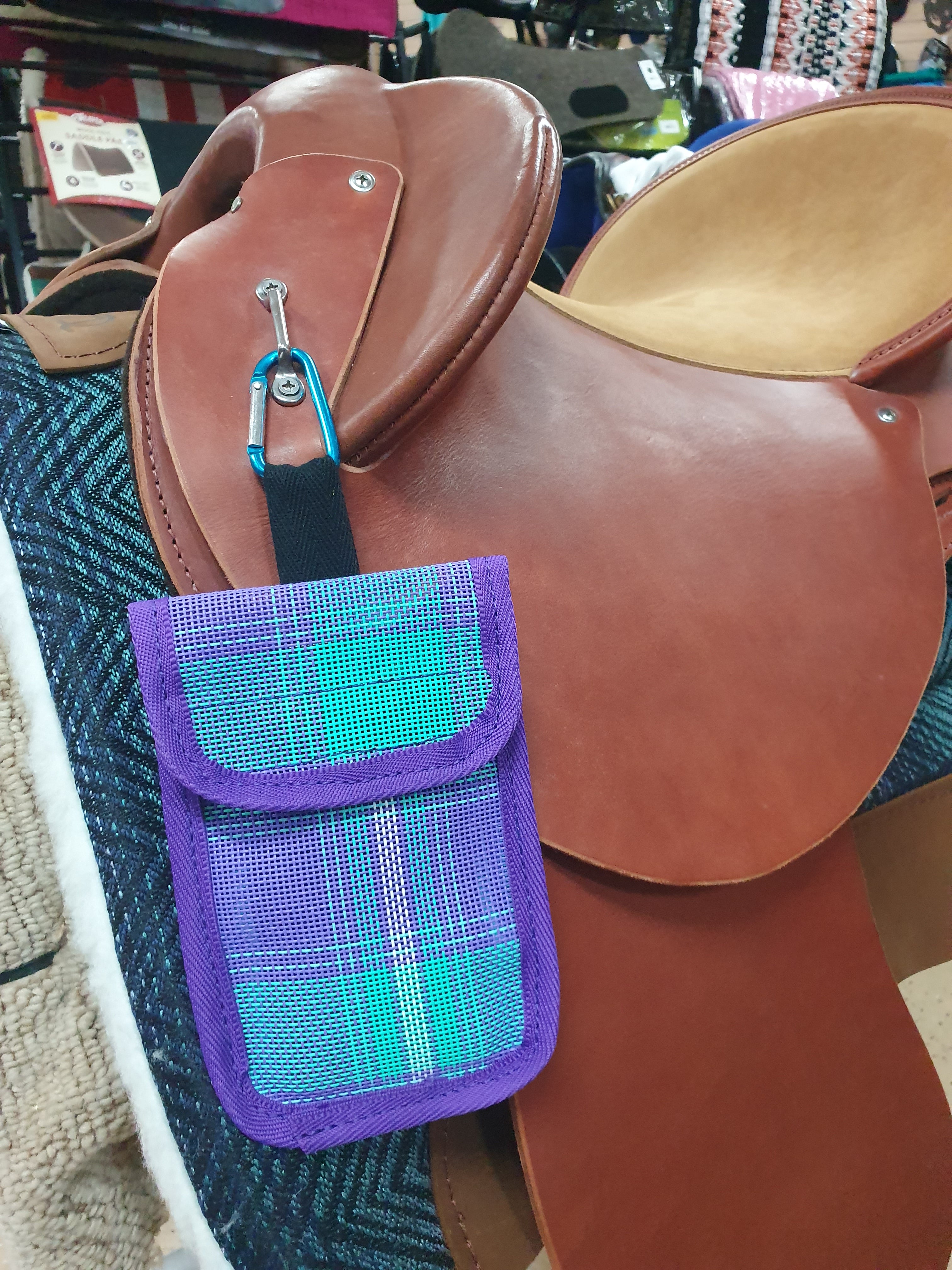 Handcrafted Mesh Phone Pouch