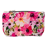 Daisy - Small printed velvet clutch