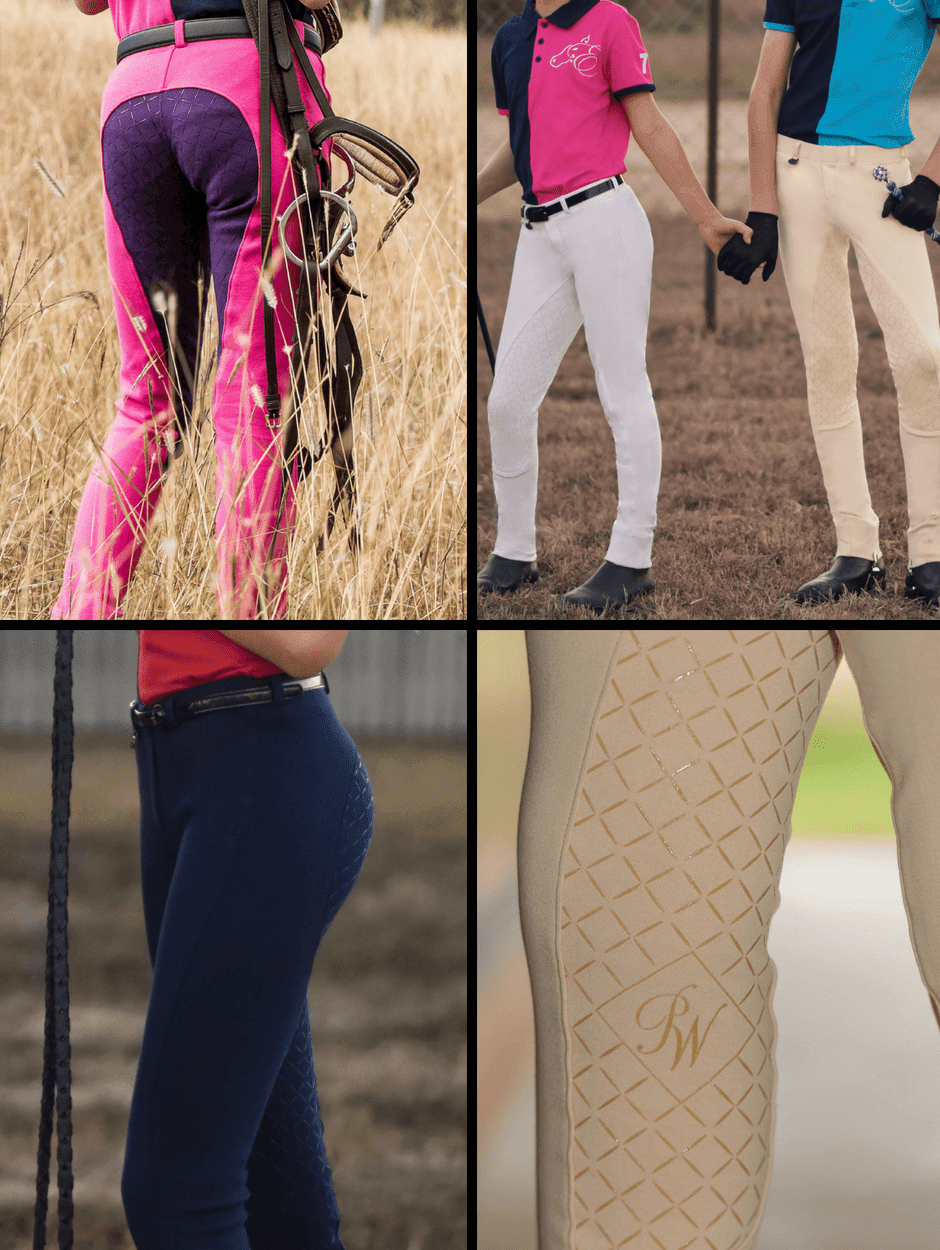 Peter Williams Gel Seat Pull-On Jodhpurs - Children - Beige