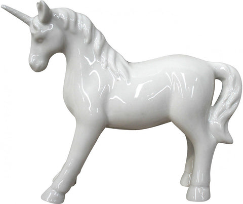Ceramic Unicorn - White