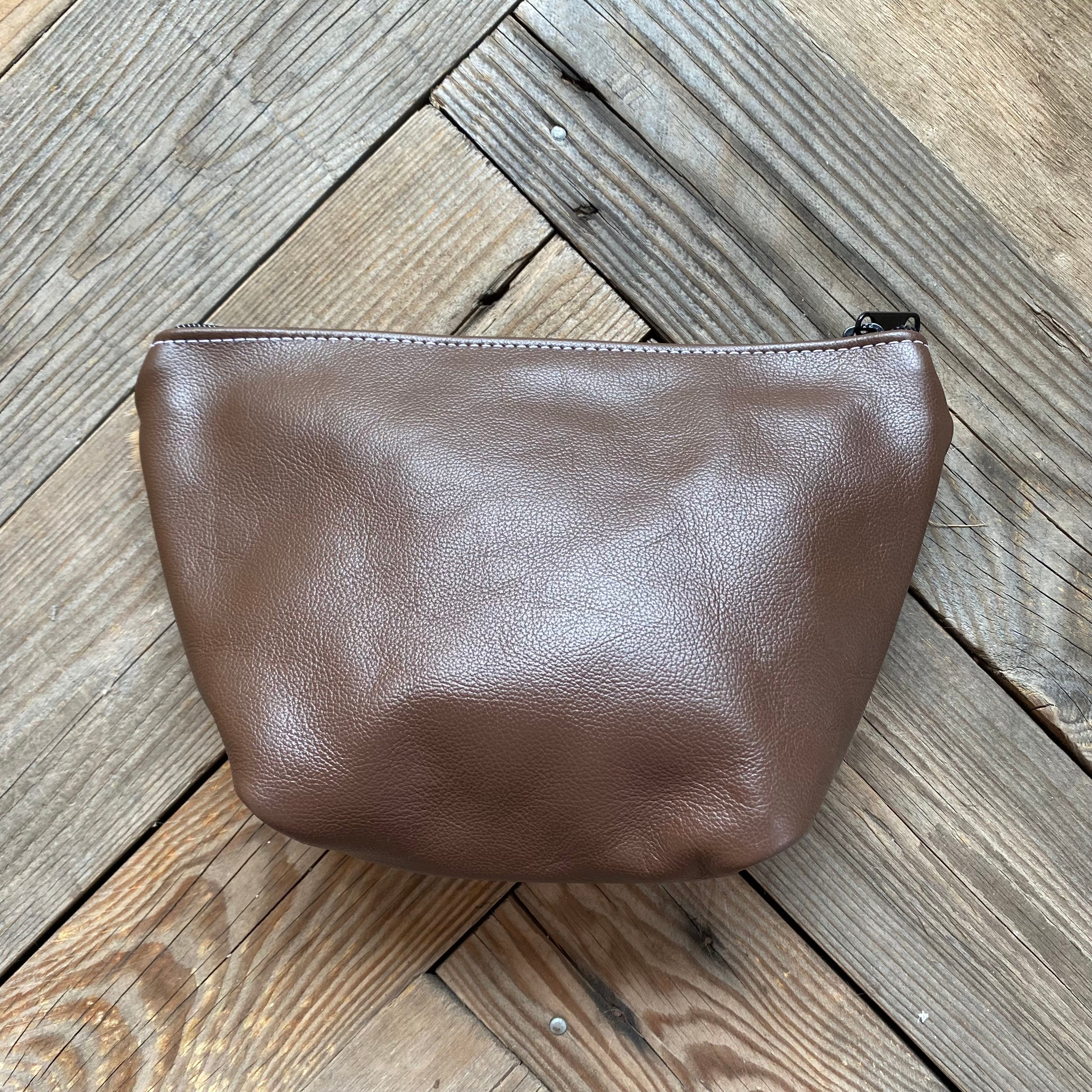 Cowhide & Pendleton Make-Up Bag 06