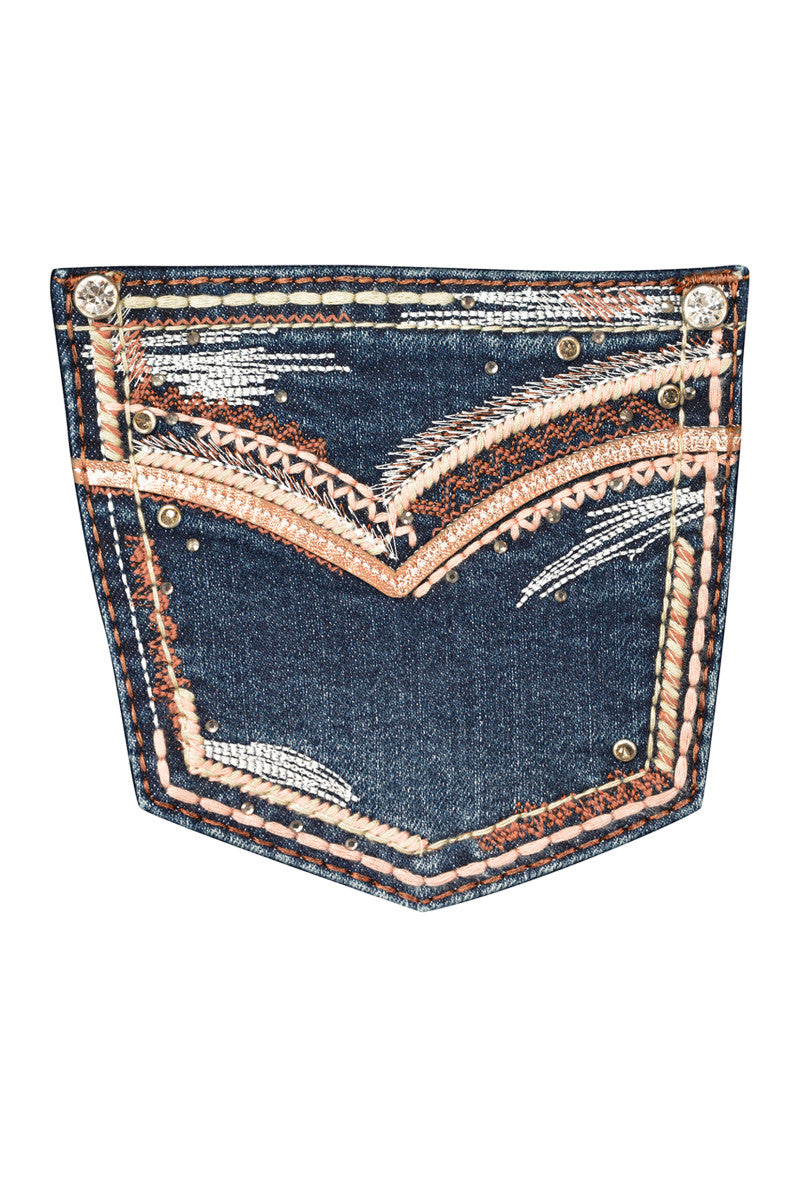 Girls Pure Western Emma Boot Cut Jeans