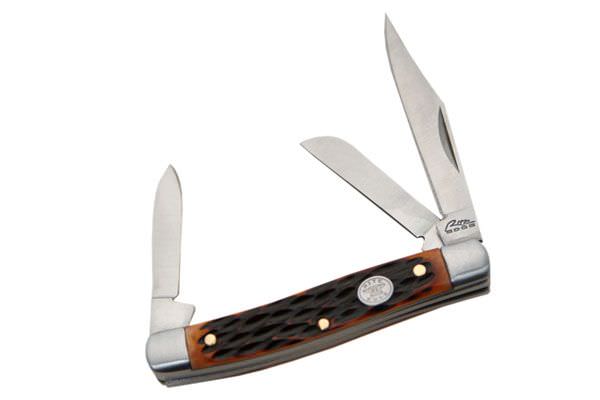 Remington Stockman 3 Blade - 4" Stag Handle (Carbon Steel Blades)