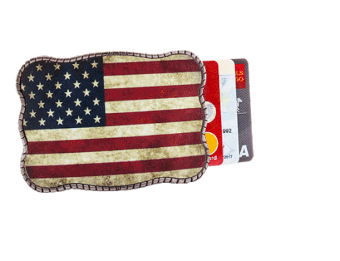 Live to Ride Skull Wallet Buckle