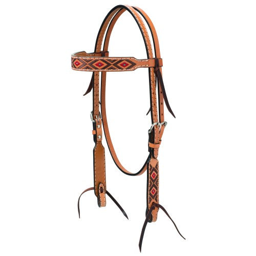 Weaver Turquoise Cross Navajo Headstall