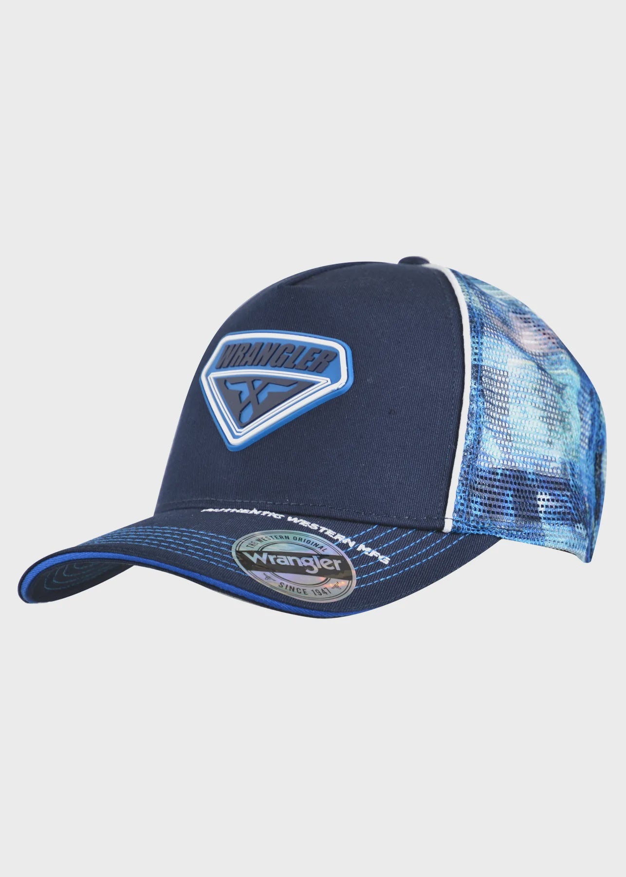 Wrangler Hi Profile Trucker Cap Navy