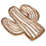 Cast Iron Trivet - Cactus