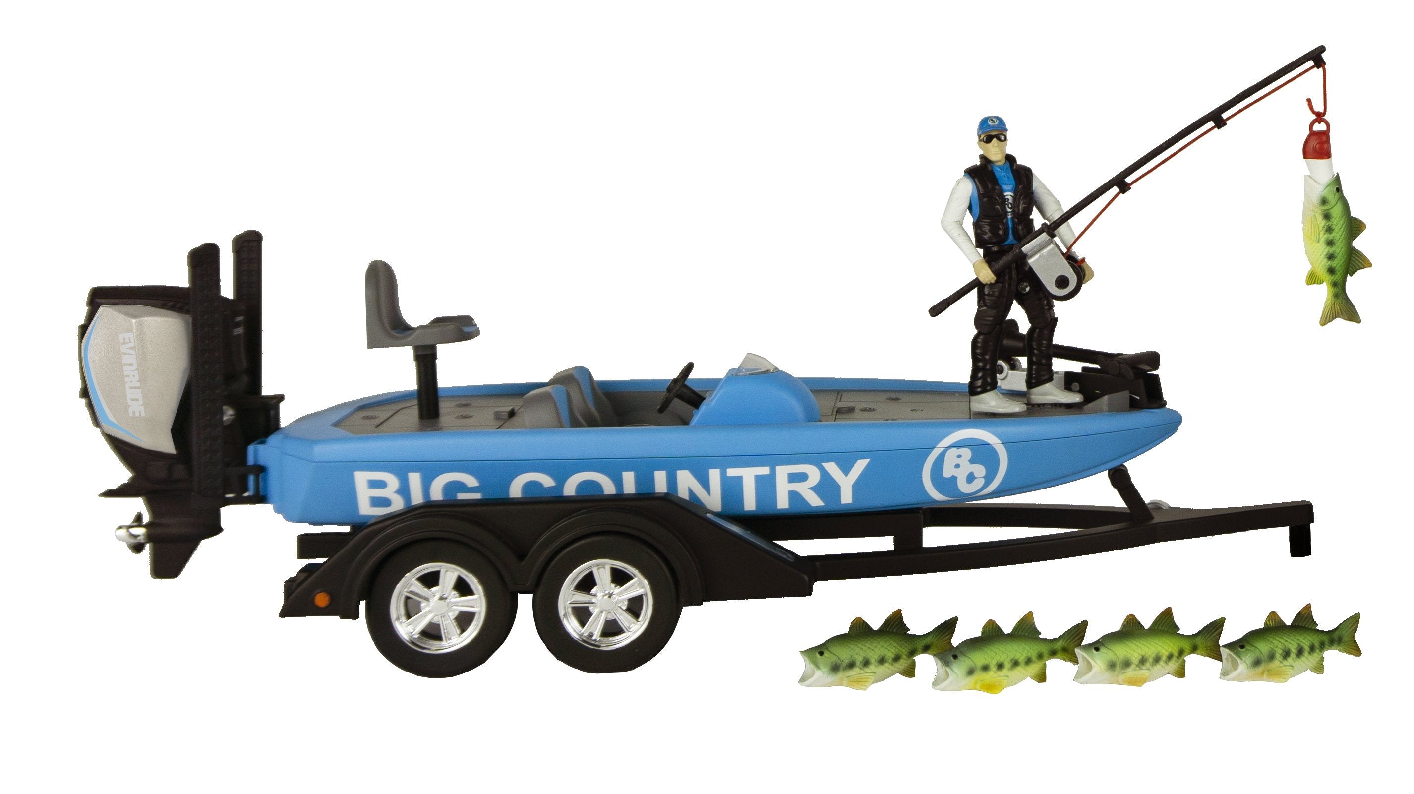 Big Country Bass Boat (11 Pc Set)