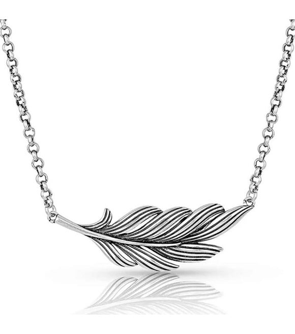 Montana Silver Frayed Singleton Necklace