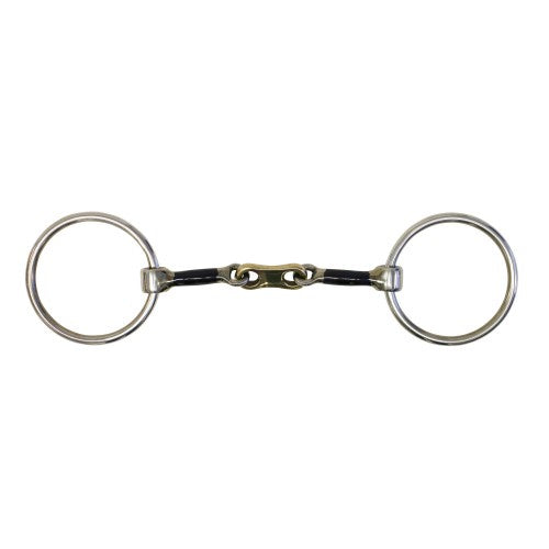 Fort Worth Blue Sweet Iron L/Ring Snaffle FlatPlate 5.25"