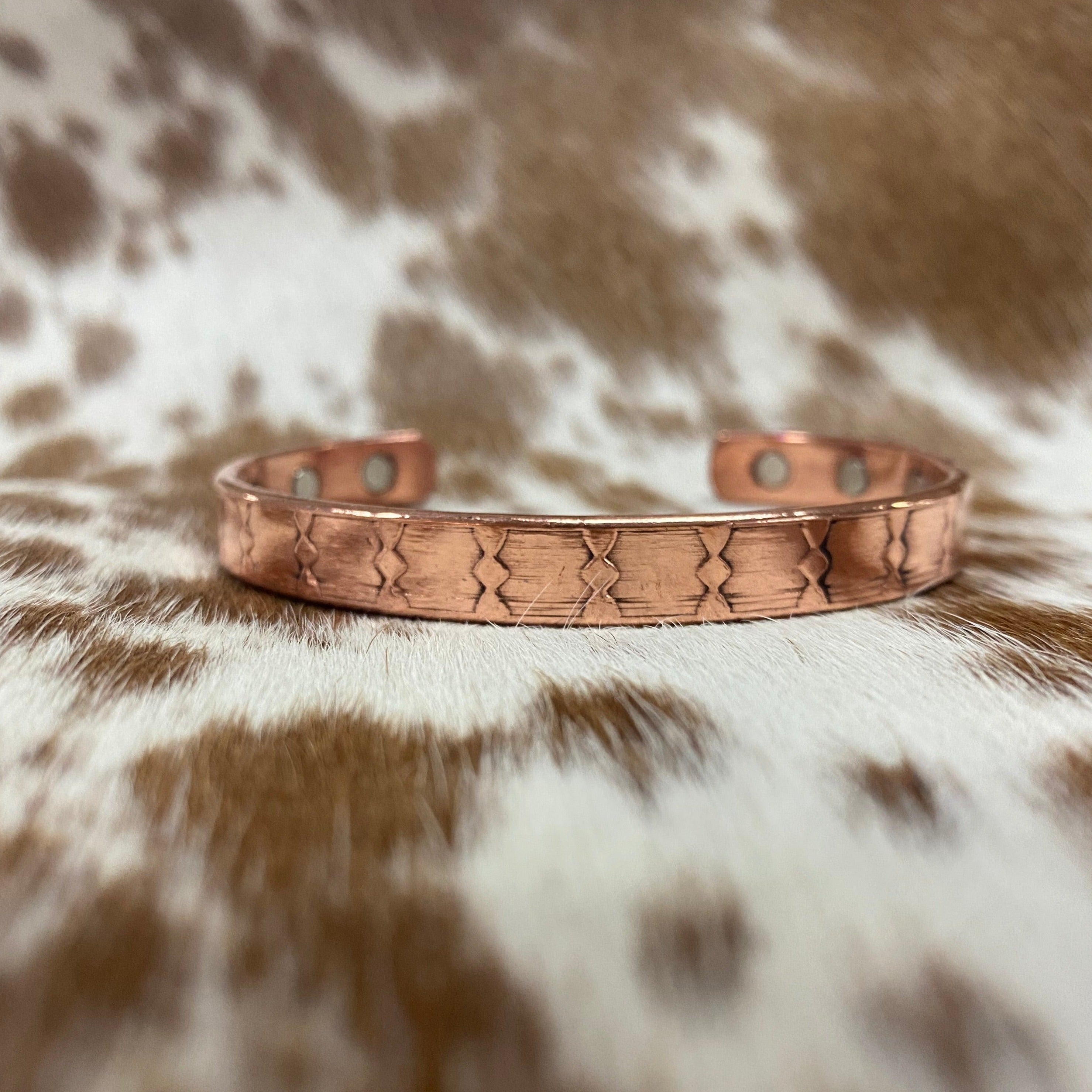 Magnetic Copper Cuff | Knots