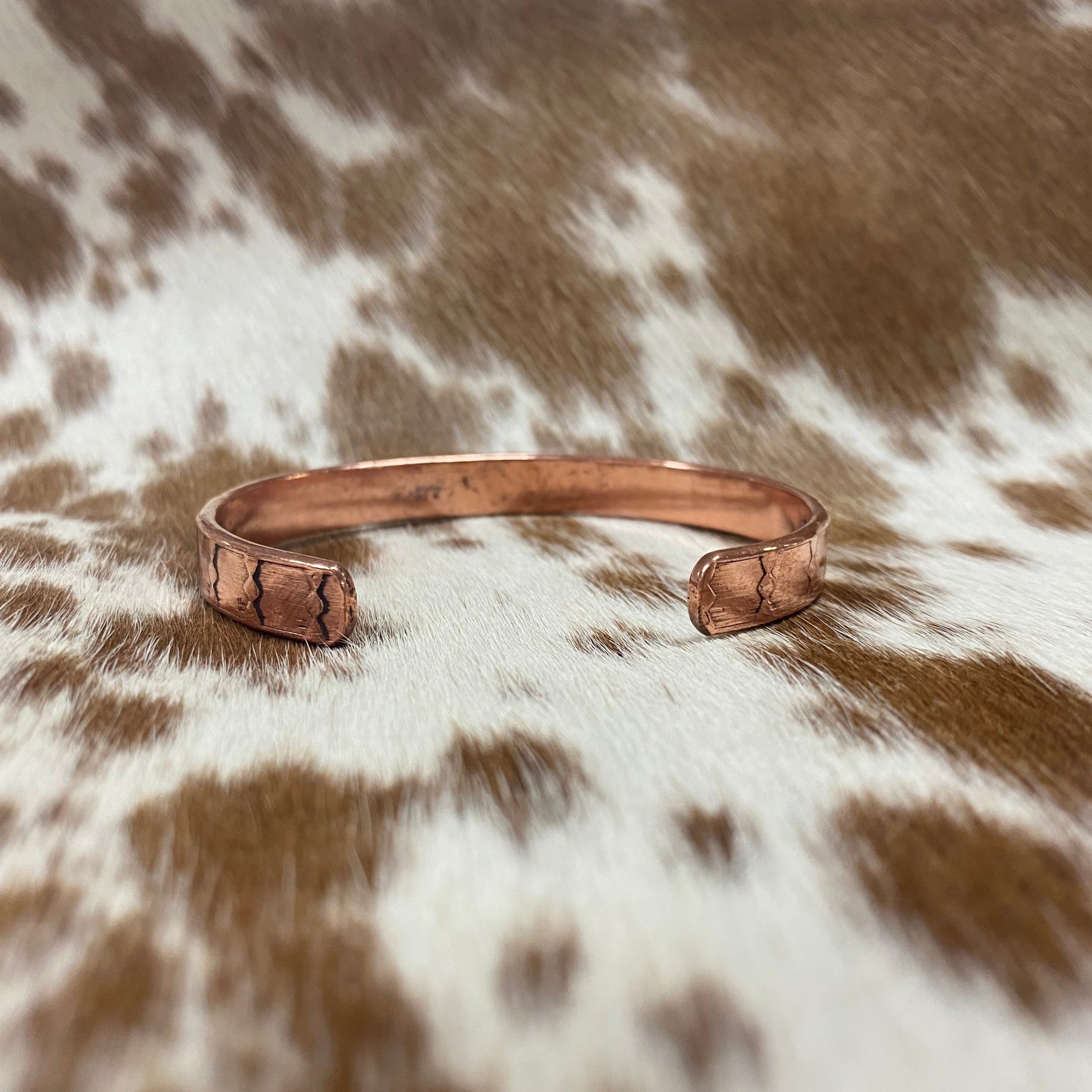 Magnetic Copper Cuff | Knots