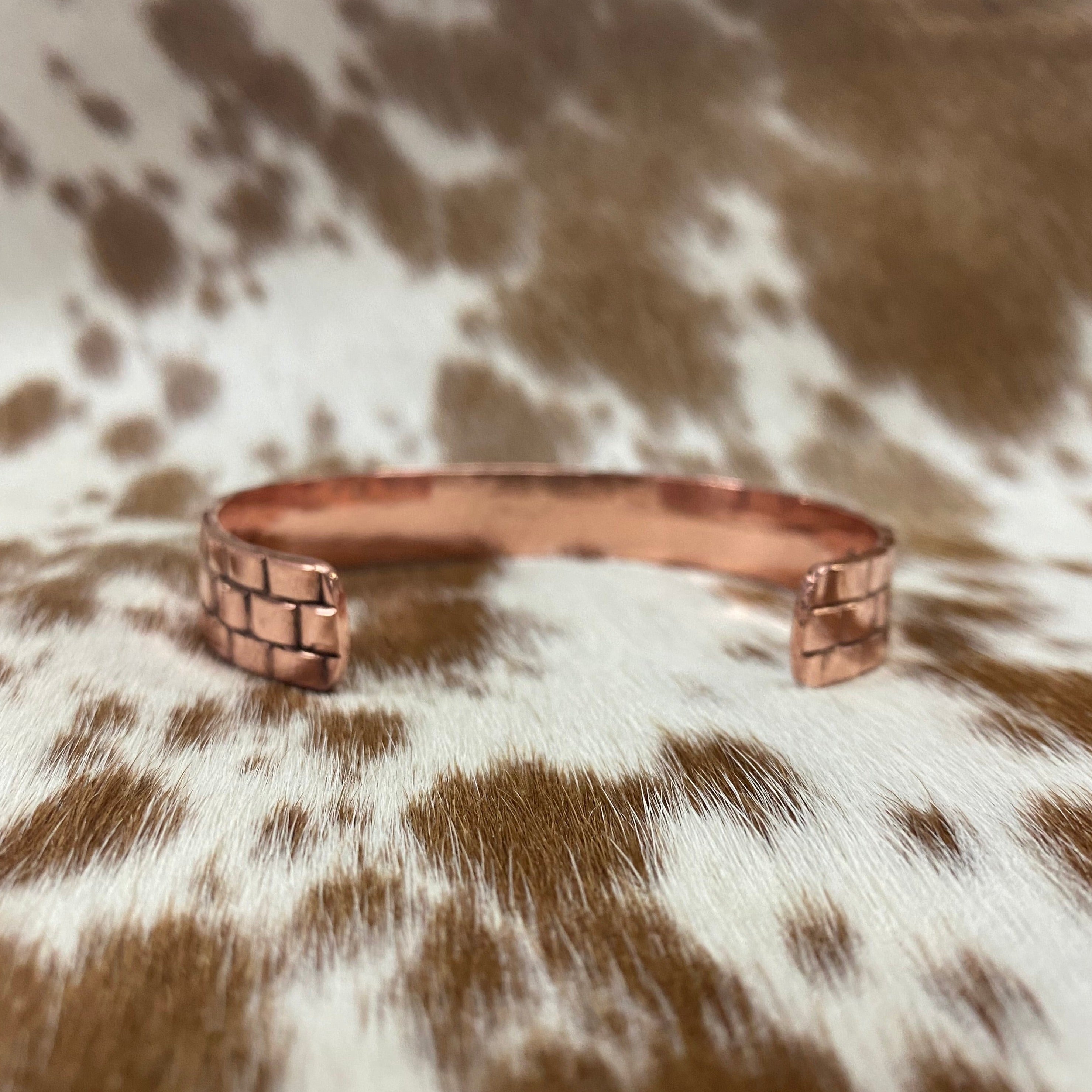 Magnetic Copper Cuff | Stacked