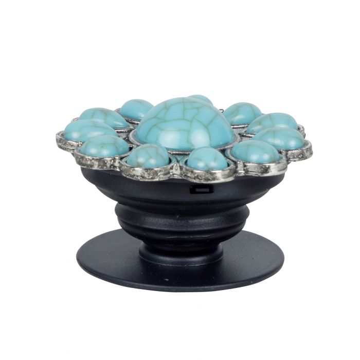 Round Faux Turquoise Stones Phone Pop Socket