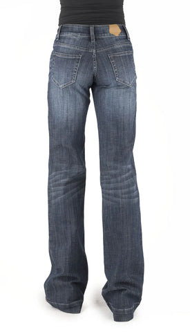 Tin Haul Womens Denim - Ella Trouser Plain Blue
