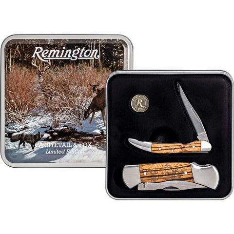 Reminton Whitetails & Fox Limited Edition- Collectors Box Set Knives