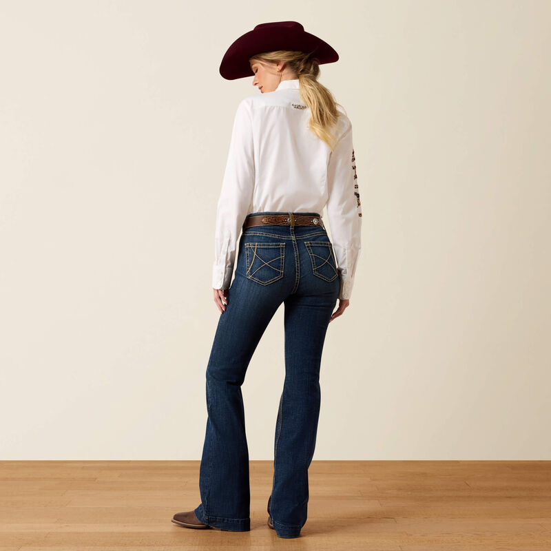 Ariat Womens Slim Trouser Wide Leg - Ella Rascal