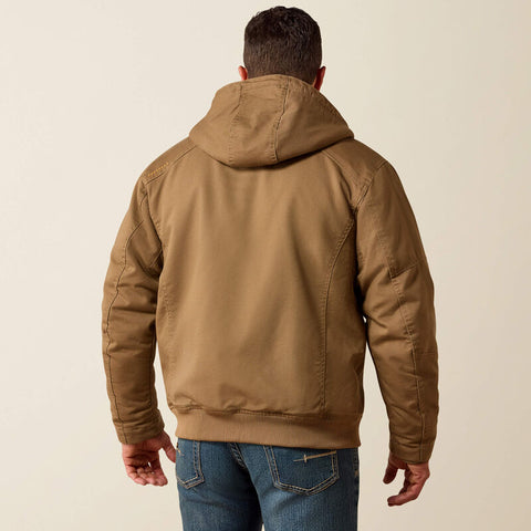 Men's Ariat Rebar DuraCanvas Jacket - Field Khaki