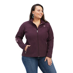 Ariat Womens New Team Softshell Jacket - Mulberry