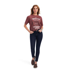 Ariat Womens Wanted Tee - Wild Ginger