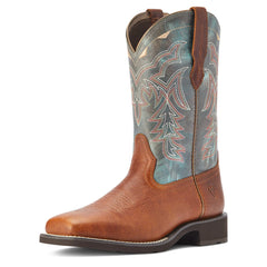 Ariat Womens Delilah Boot | Spiced Cider/Teal River