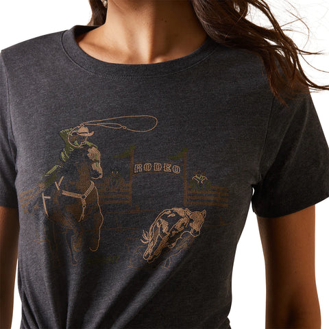 Womens Ariat Rodeo Stitches T-Shirt