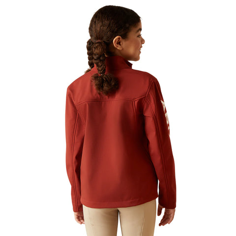 Youth Ariat Unisex New Team Softshell Jacket Fired Brick